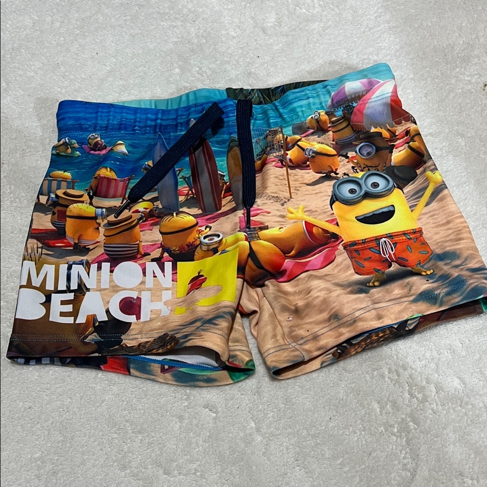 5/$30 H&M Colorful Minion Beach Kids Swim Shorts